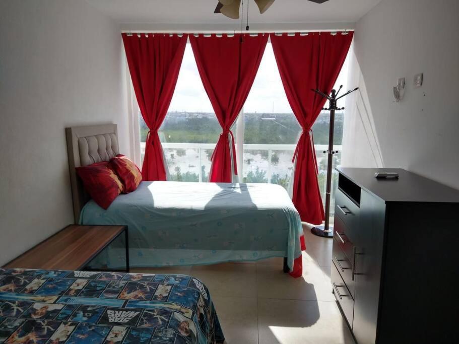 Hermoso Condo De 2 Habitaciones Frente Al Caribe Канкун Экстерьер фото